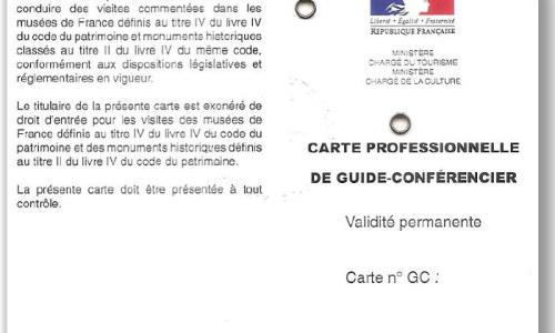 Guide Conférencier, Guide Privé, Guide Touristique, Visiter la France, Visite guidée, Guide France